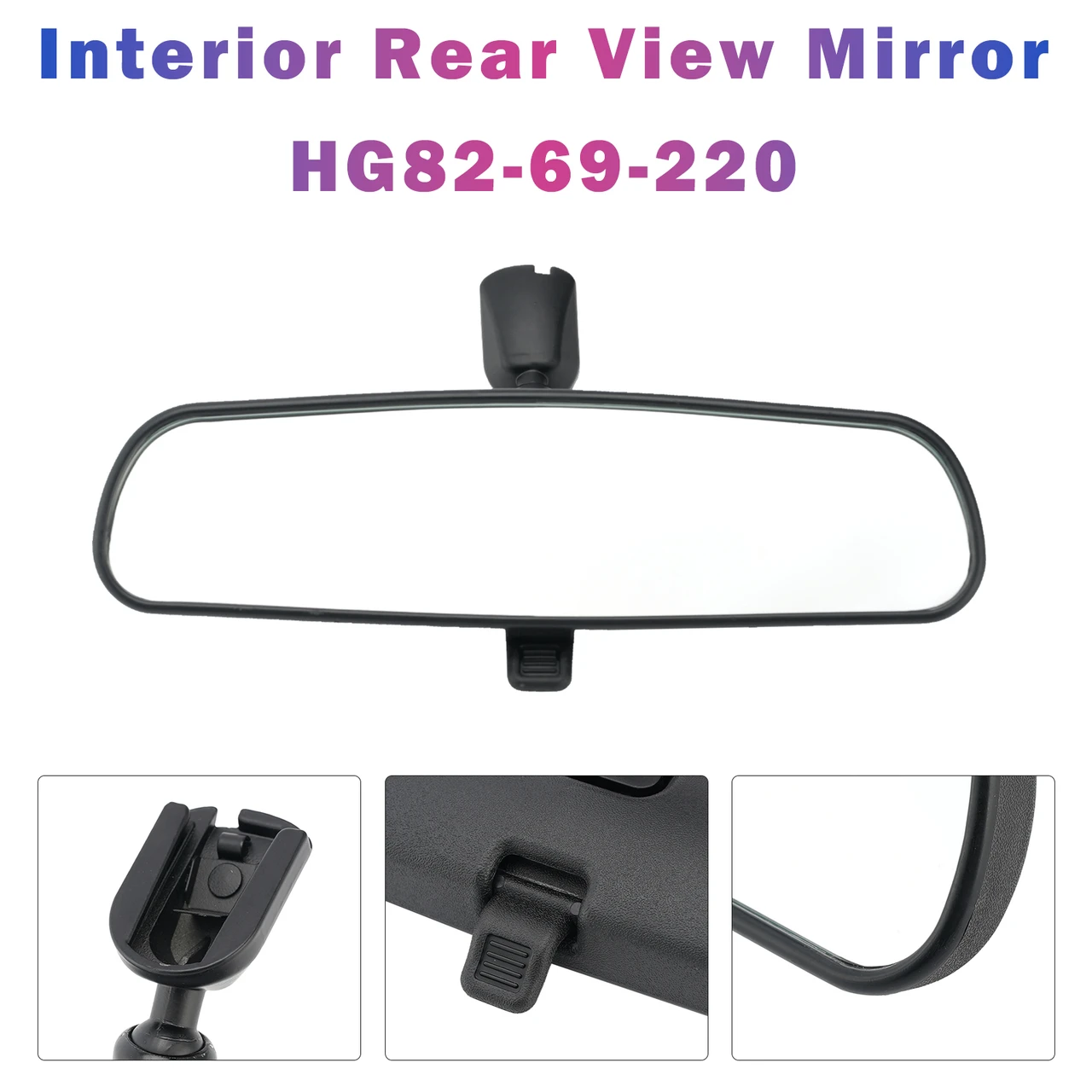 Interior Rear View Mirror HG82-69-220 for Mazda 6 CX-7 RX-8 MX-5 Miata