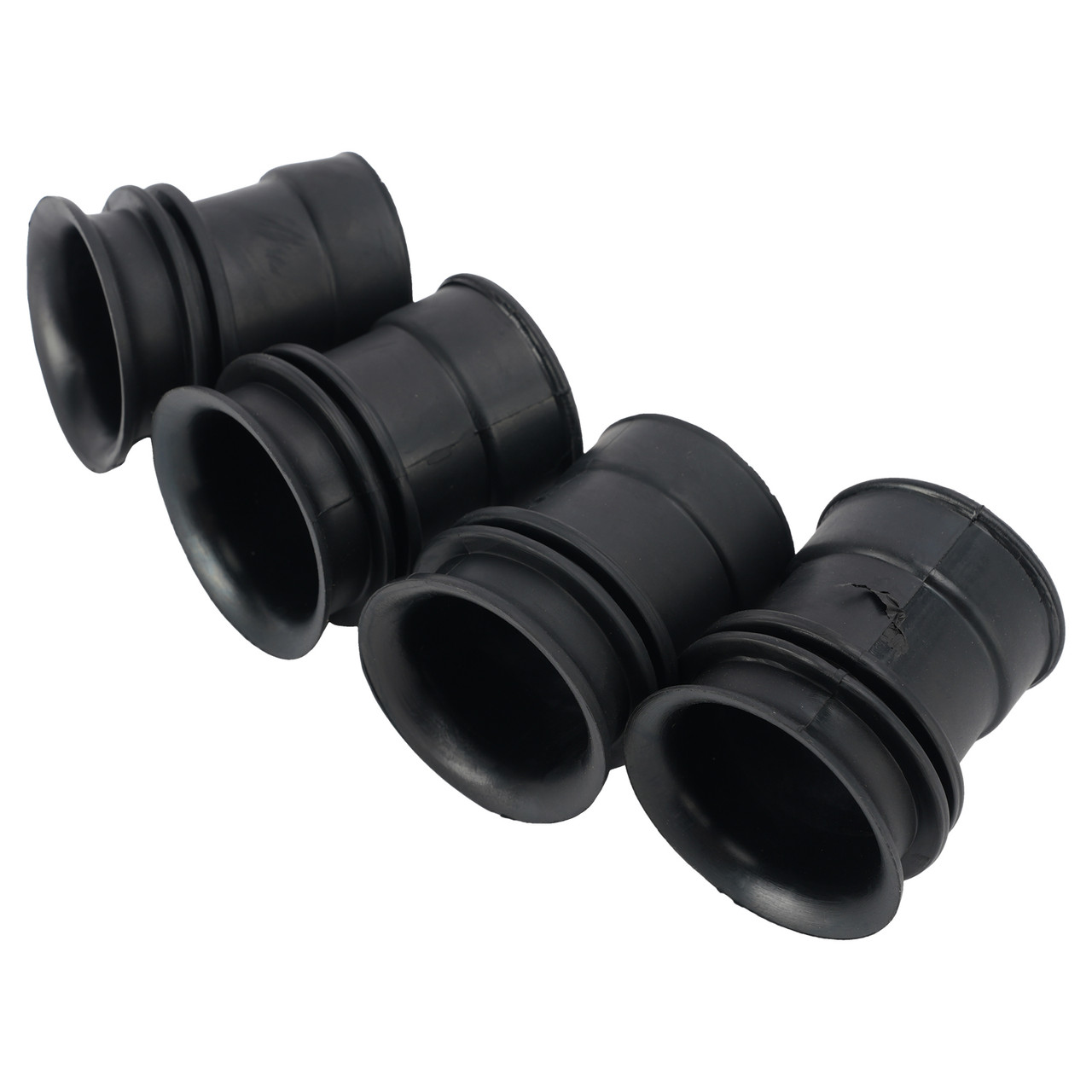 4x Air Box Rubber Adapter Boot Set For Kawasaki KZ900 KZ1000 KZ1000K LTD Z1 Z1R
