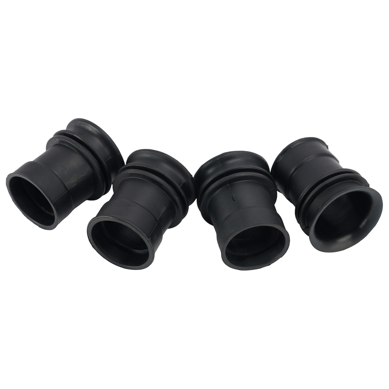 4x Air Box Rubber Adapter Boot Set For Kawasaki KZ900 KZ1000 KZ1000K LTD Z1 Z1R