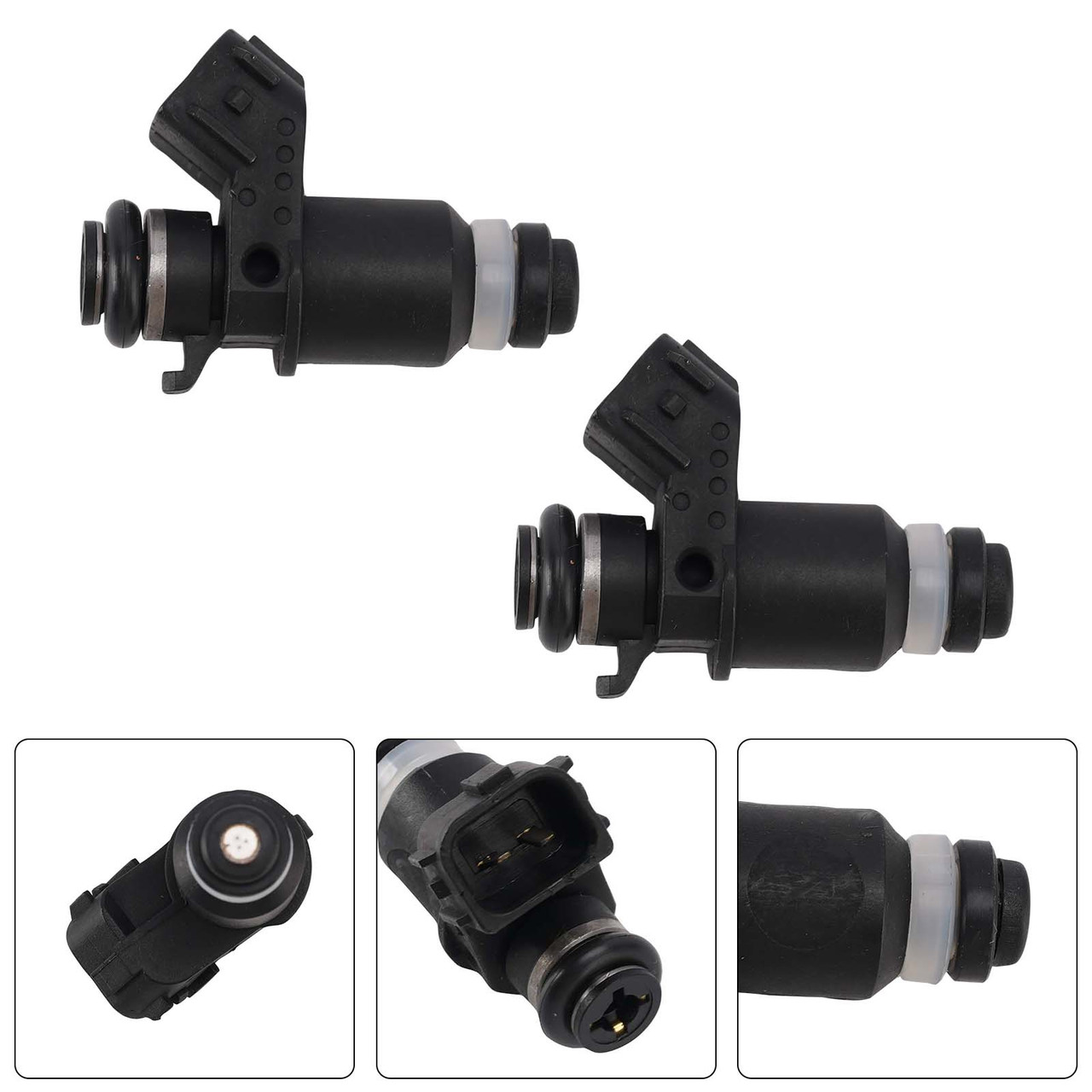 2PC Fuel Injectors 49033-0009 For Kawasaki ZX-6R ZX-6RR ZX636 05-06