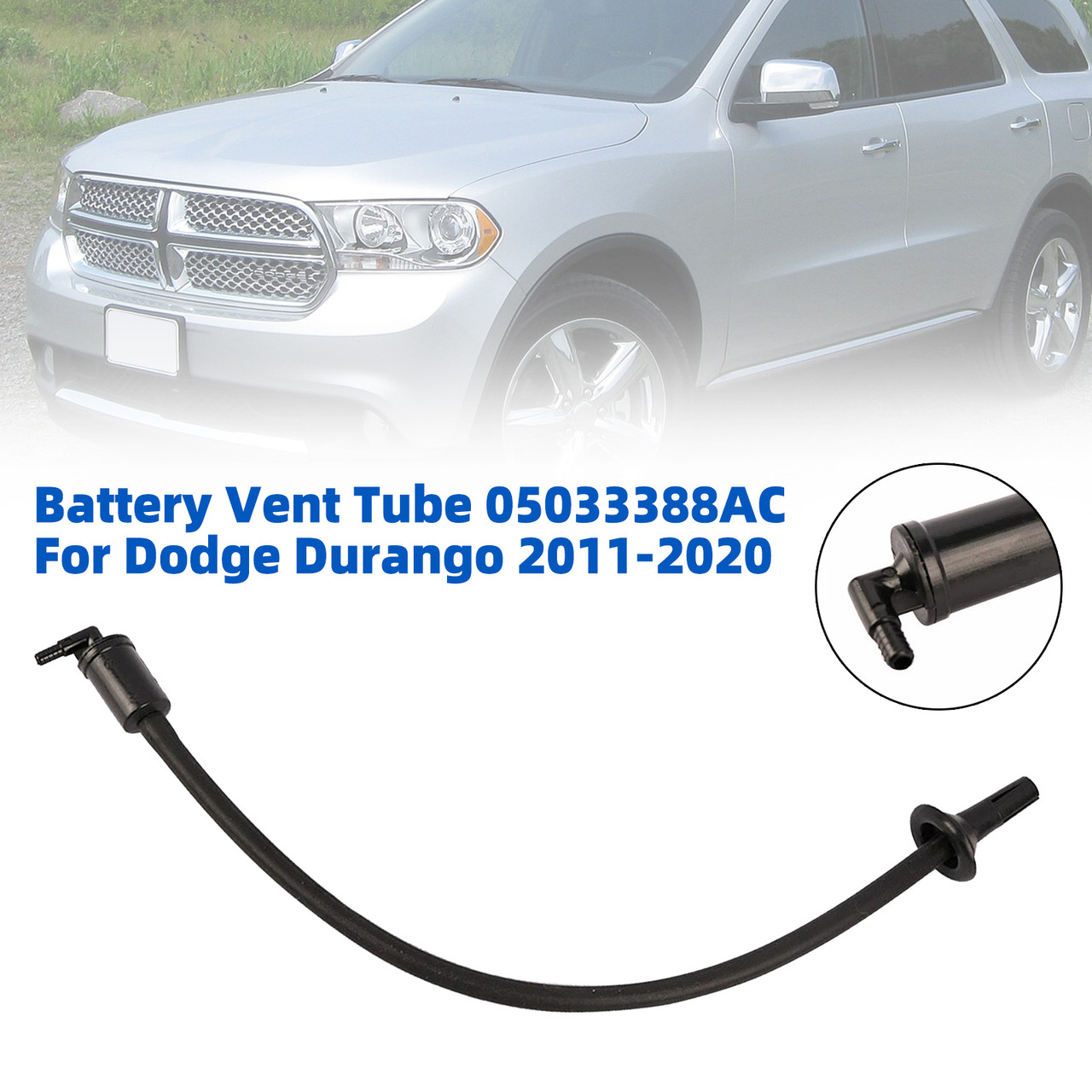 Battery Vent Tube 05033388AC For Dodge Durango 2011-2020