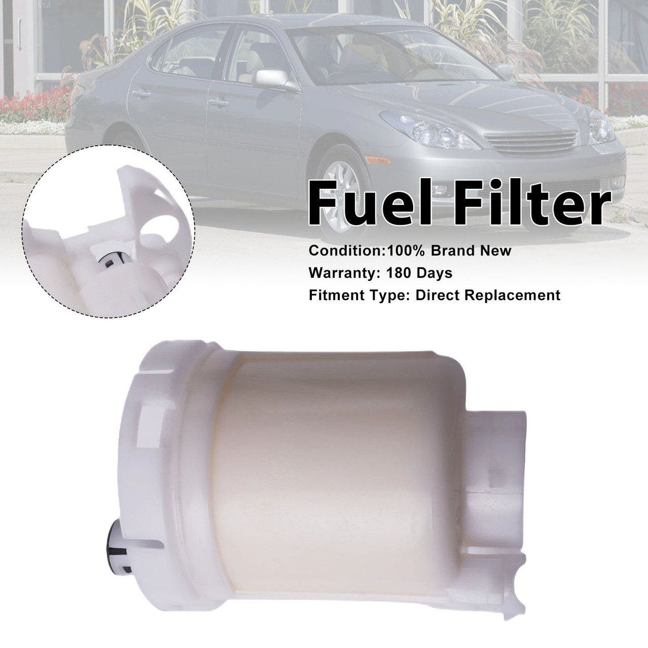 Fuel Filter For Toyota Corolla 2003-2004 For Lexus ES300 2001-2003 23300-21010