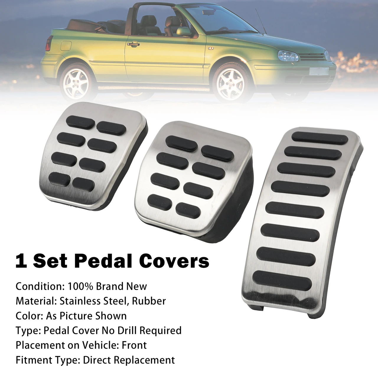 Pedal Set Pedals Pedal Caps For Seat Arosa 97-04 For VW Polo 1999-2022 MT