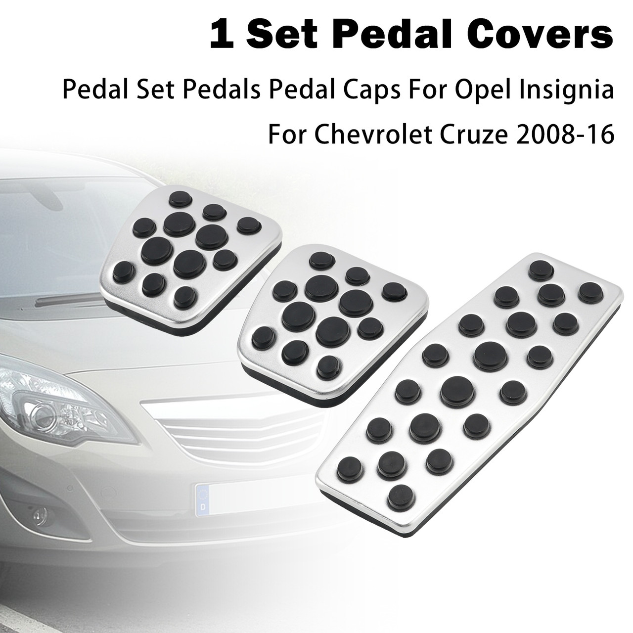 Pedal Set Pedals Pedal Caps For Opel Insignia For Chevrolet Cruze 2008-16