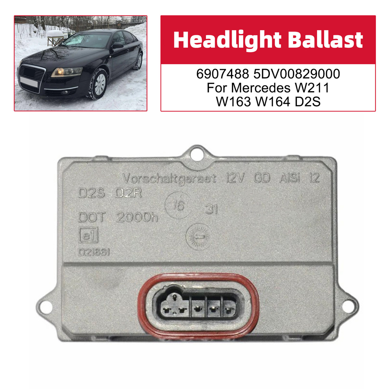Headlight Ballast 6907488 5DV00829000 For Mercedes W211 W163 W164 D2S