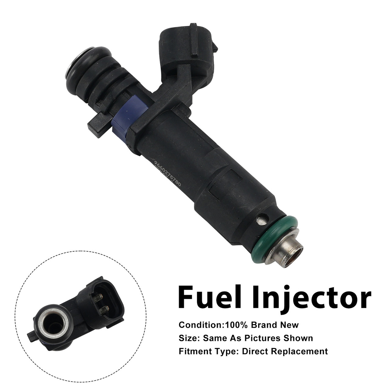 1Pcs Fuel Injector For Citroën C4 Coupe 2006-07 C5 II 2004-2008 9660275780