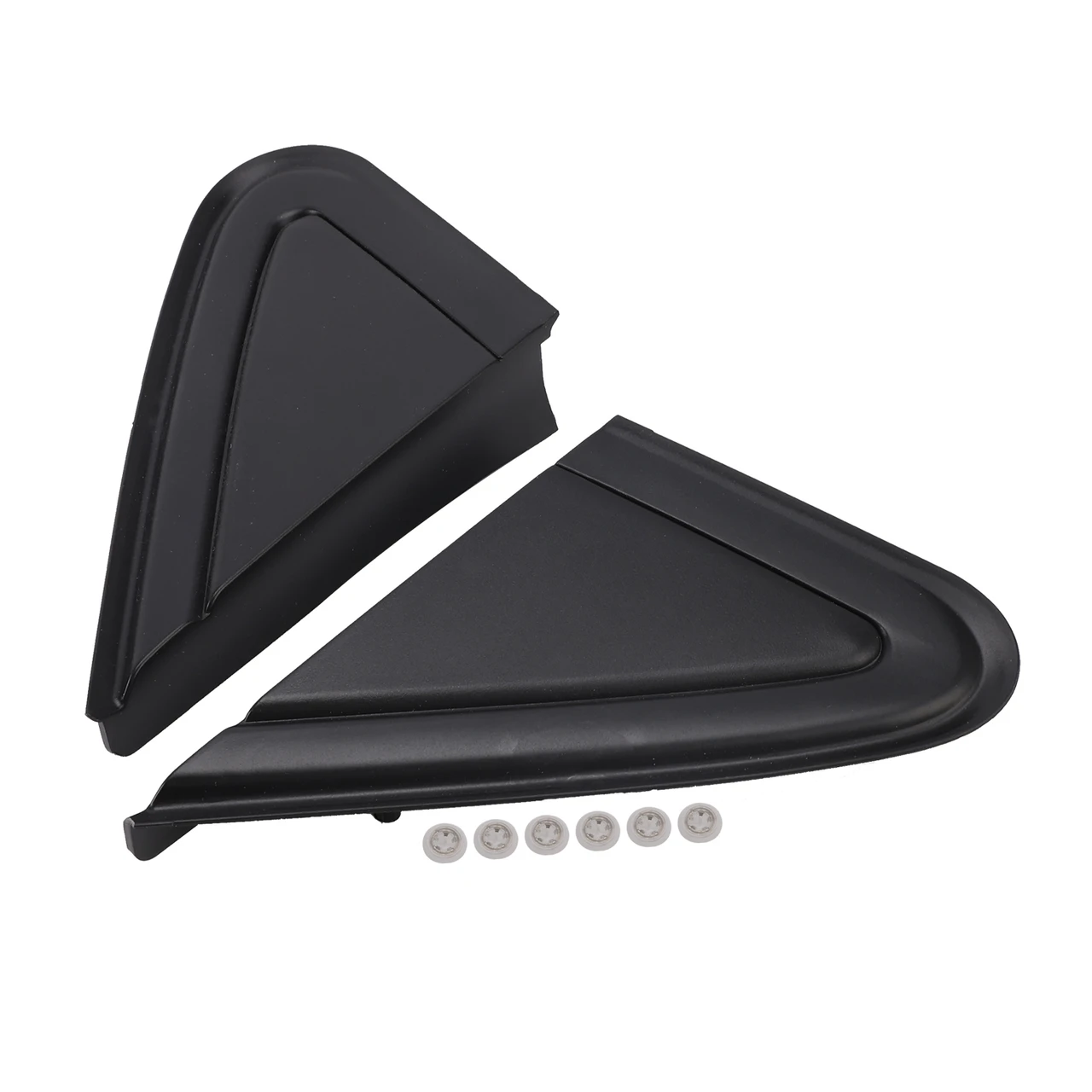 2X Exterior Mirror Triangle Trim for VW Polo 6Q0853274A 6Q0853273A