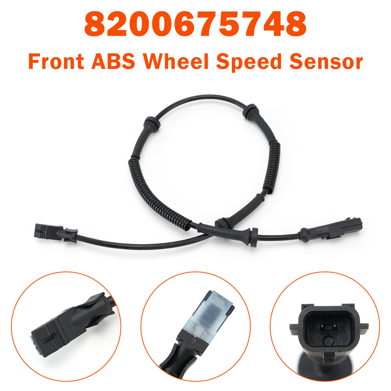 Front ABS Wheel Speed Sensor for Opel Vauxhall Vivaro A X83 8200675748