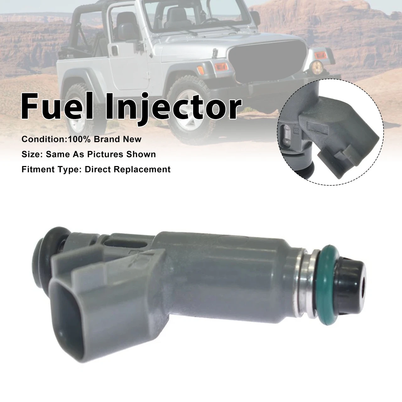 1Pcs Fuel Injector For Jeep TJ Wrangler 05-06 Liberty 2004-2005 53013656AA