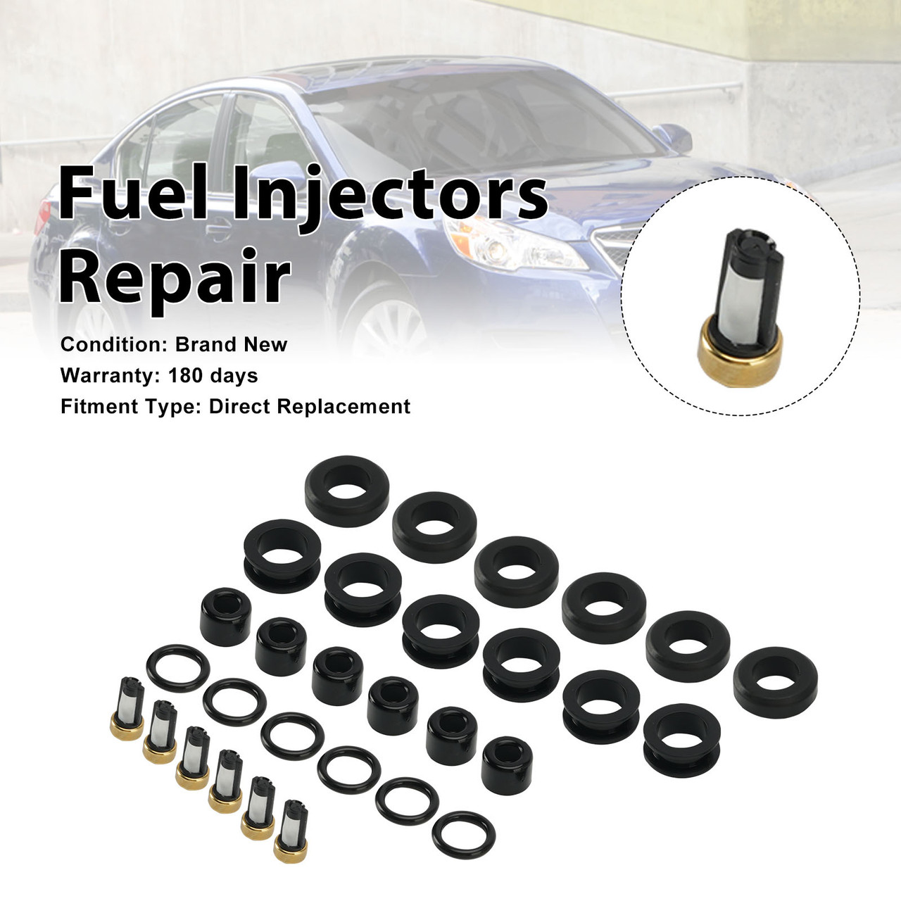 Fuel Injector Seal O-Ring 16611-AA740 Fit Subaru Legacy Tribeca 2010-2019