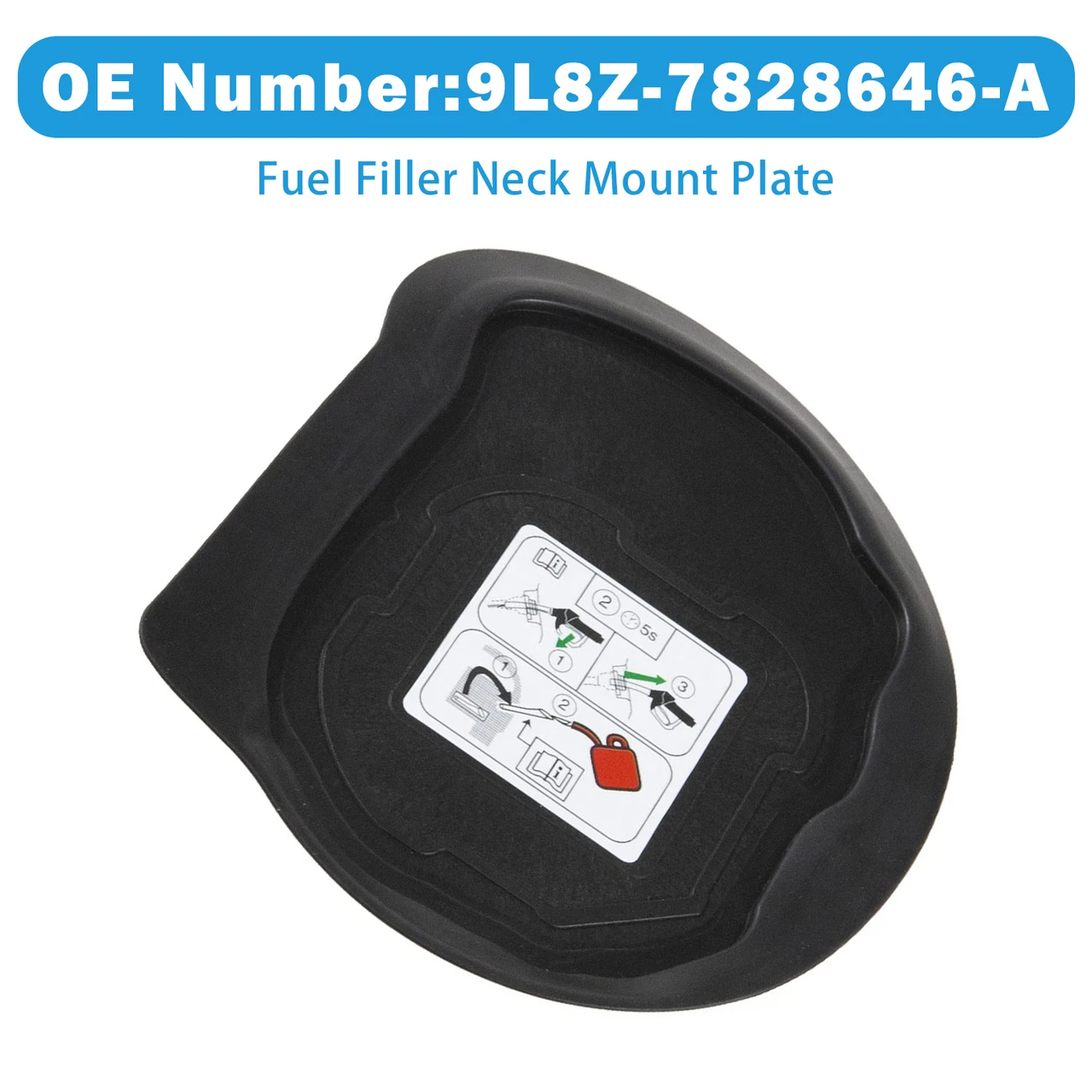 Fuel Filler Neck Mount Plate 9L8Z-7828646-A For Ford Escape 2008-2012