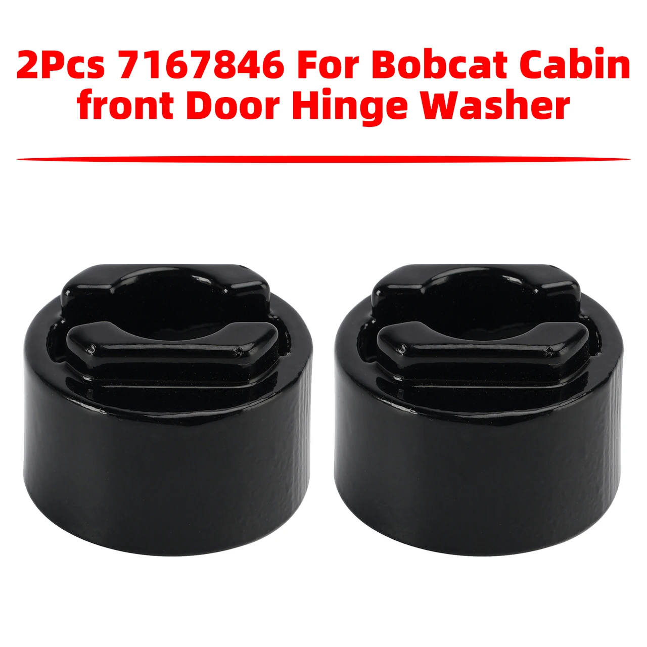 2Pcs 7167846 For Bobcat Cabin Front Door Hinge Washer T450 T550 T590 T595 T630