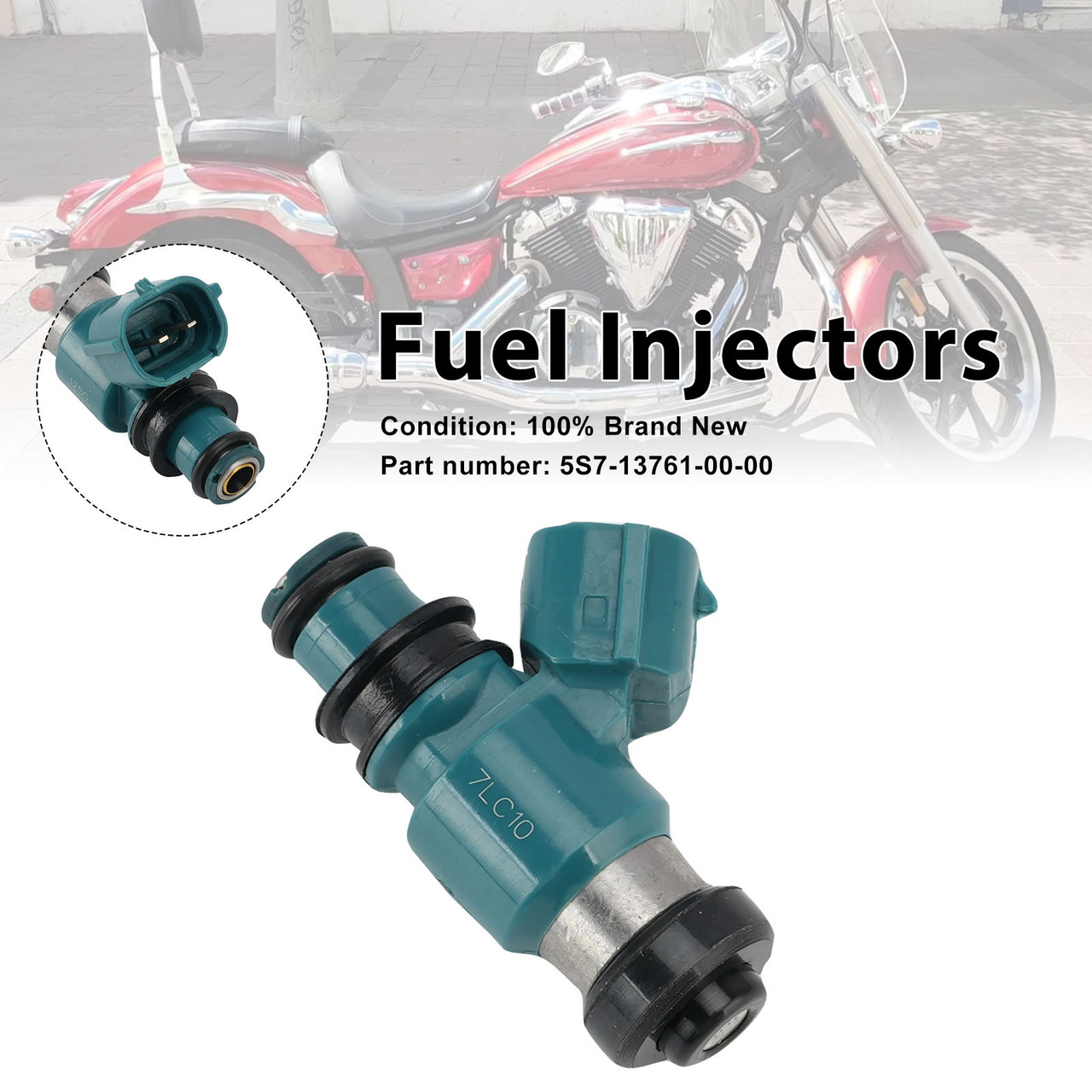 Fuel Injectors 5S7-13761-00-00 For Yamaha V-STAR 950 YZF-R1