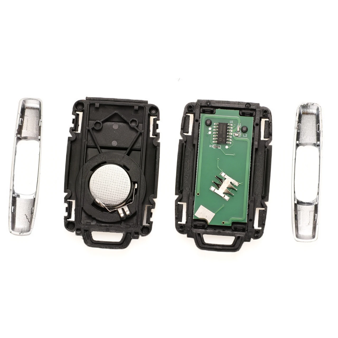 6 Button Car Key Fob M3N32337100 315Mhz Silver For Chevrolet