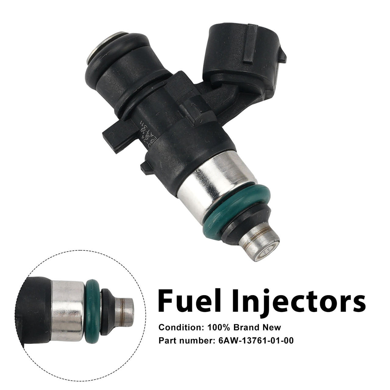 Fuel Injectors 6AW-13761-01-00 For Yamaha Outboard 300HP LF300XSB2