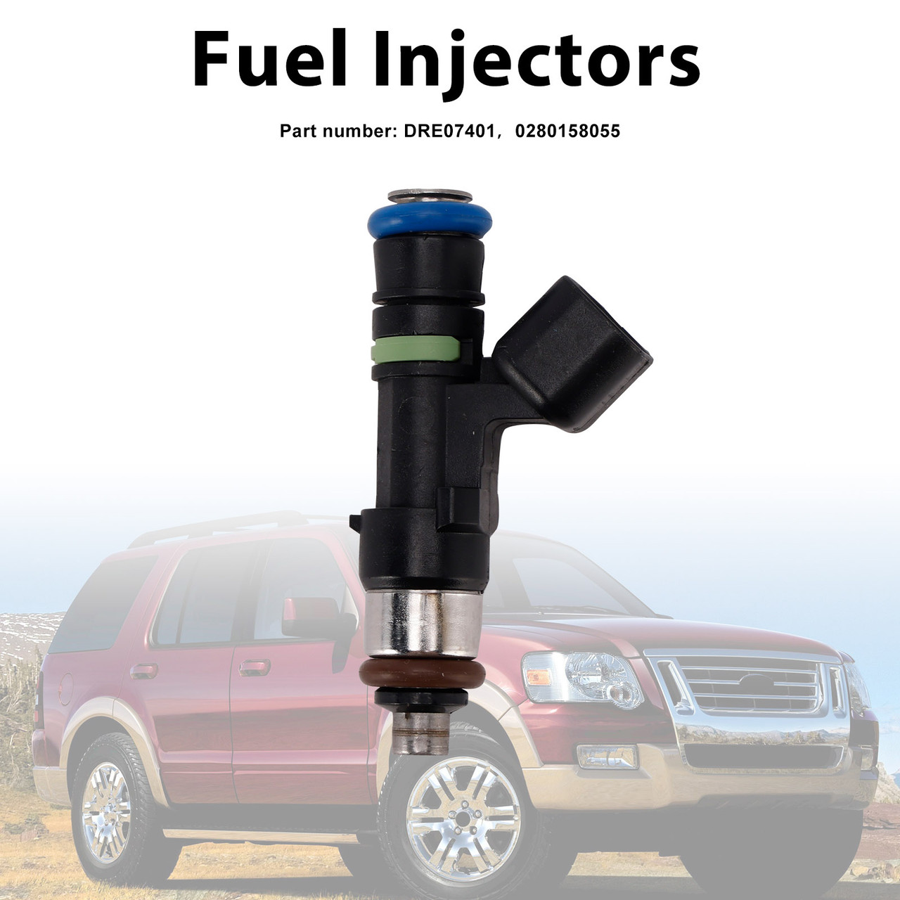 DRE07401 Fuel Injectors 0280158055 For Mercury Mountaineer Ford Explorer