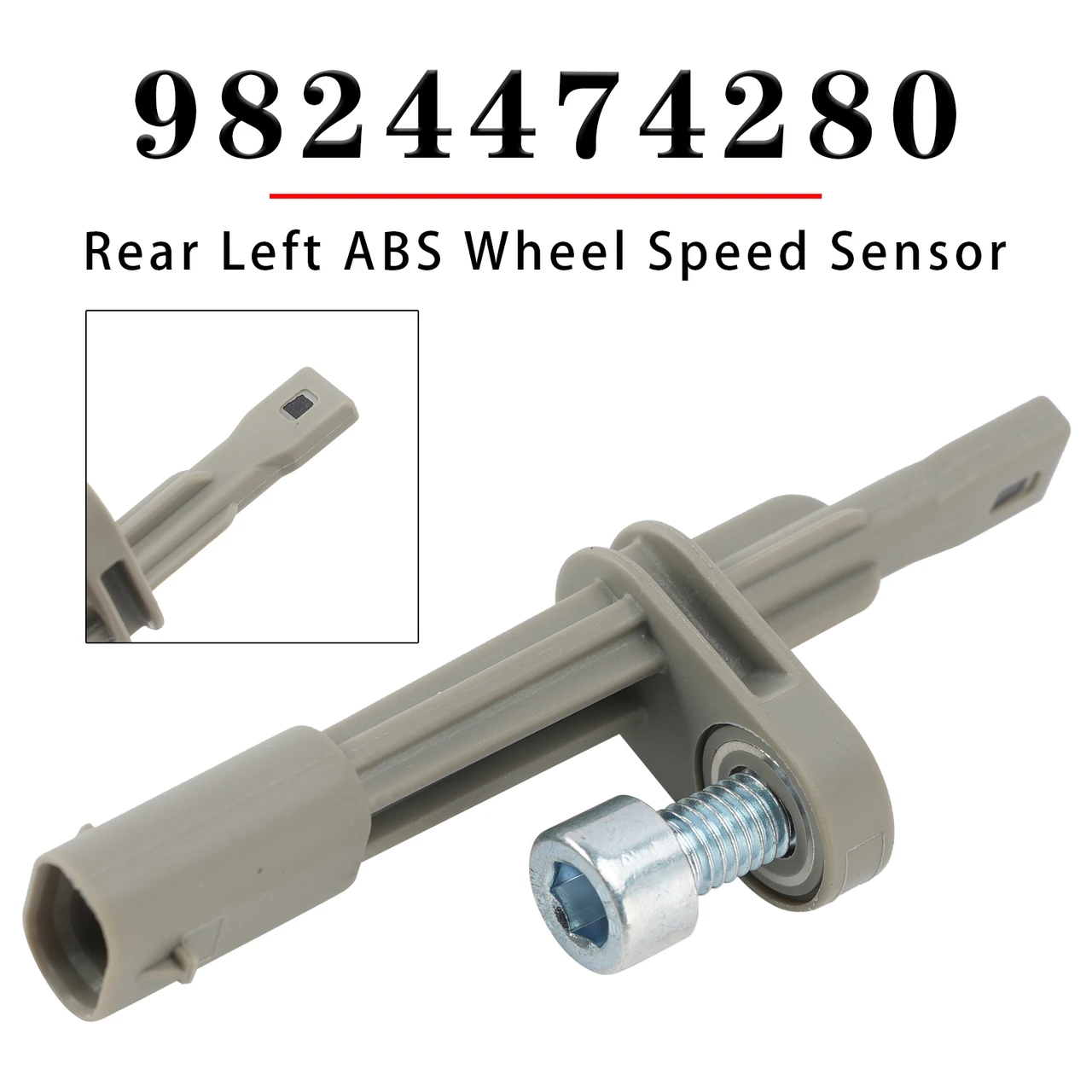 Rear Right or Left ABS Wheel Speed Sensor for Citroen 9824474280