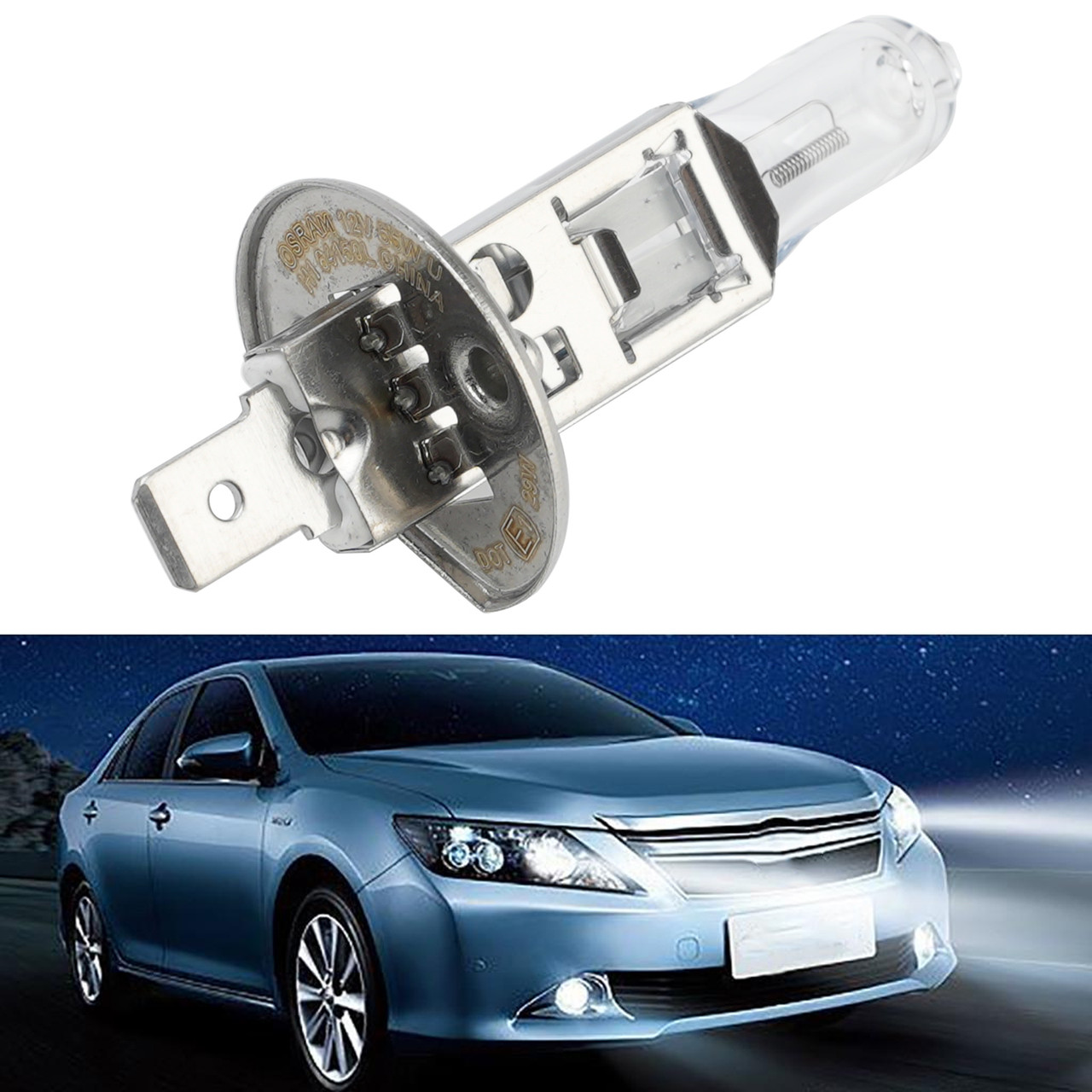 Car Light Halogen Headlight Bulb H1 64150L 12V 55W P14.5s For OSRAM