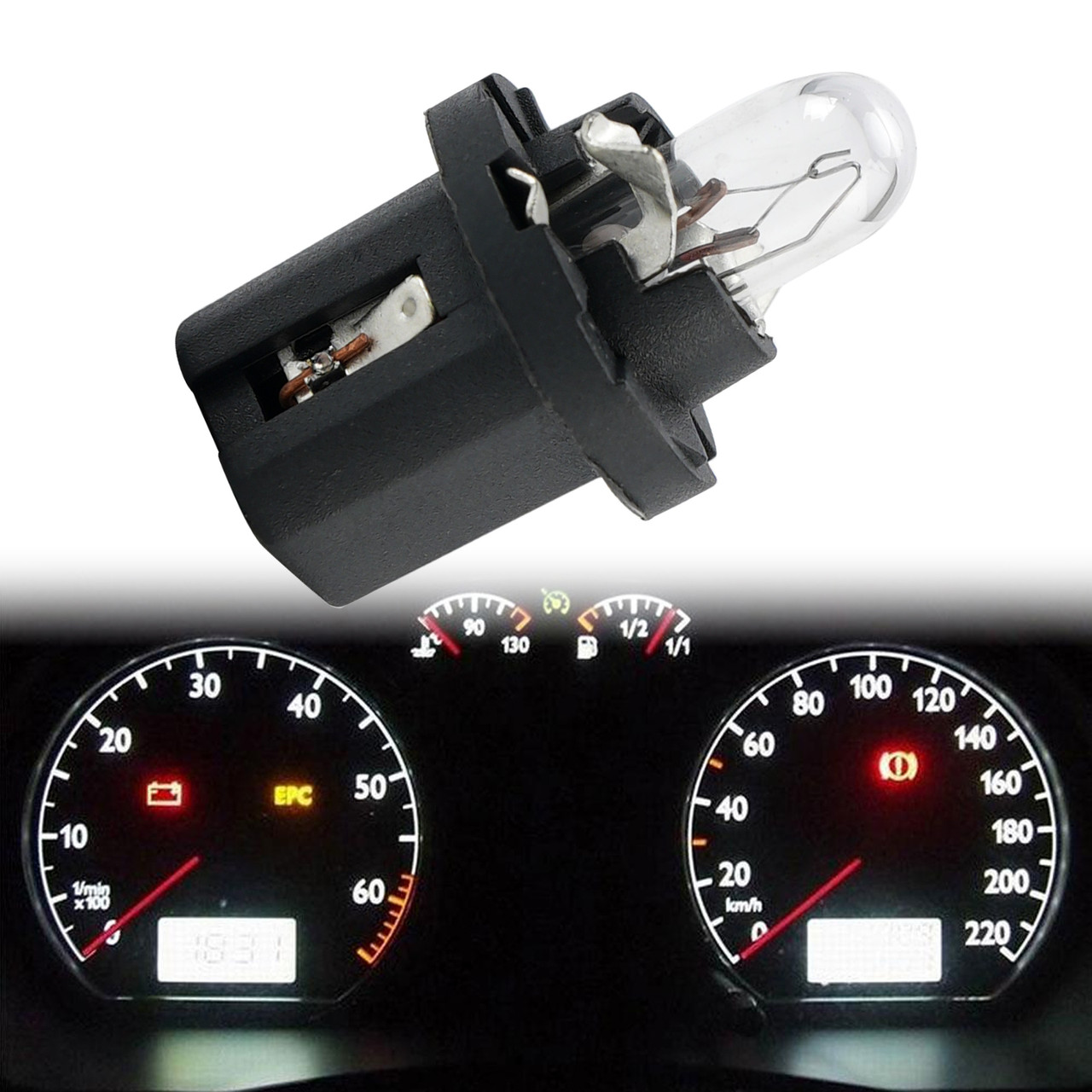 Car Light Halogen Instrument Panel Bulb 2721MF8 12V 1.2W B8.3D For OSRAM