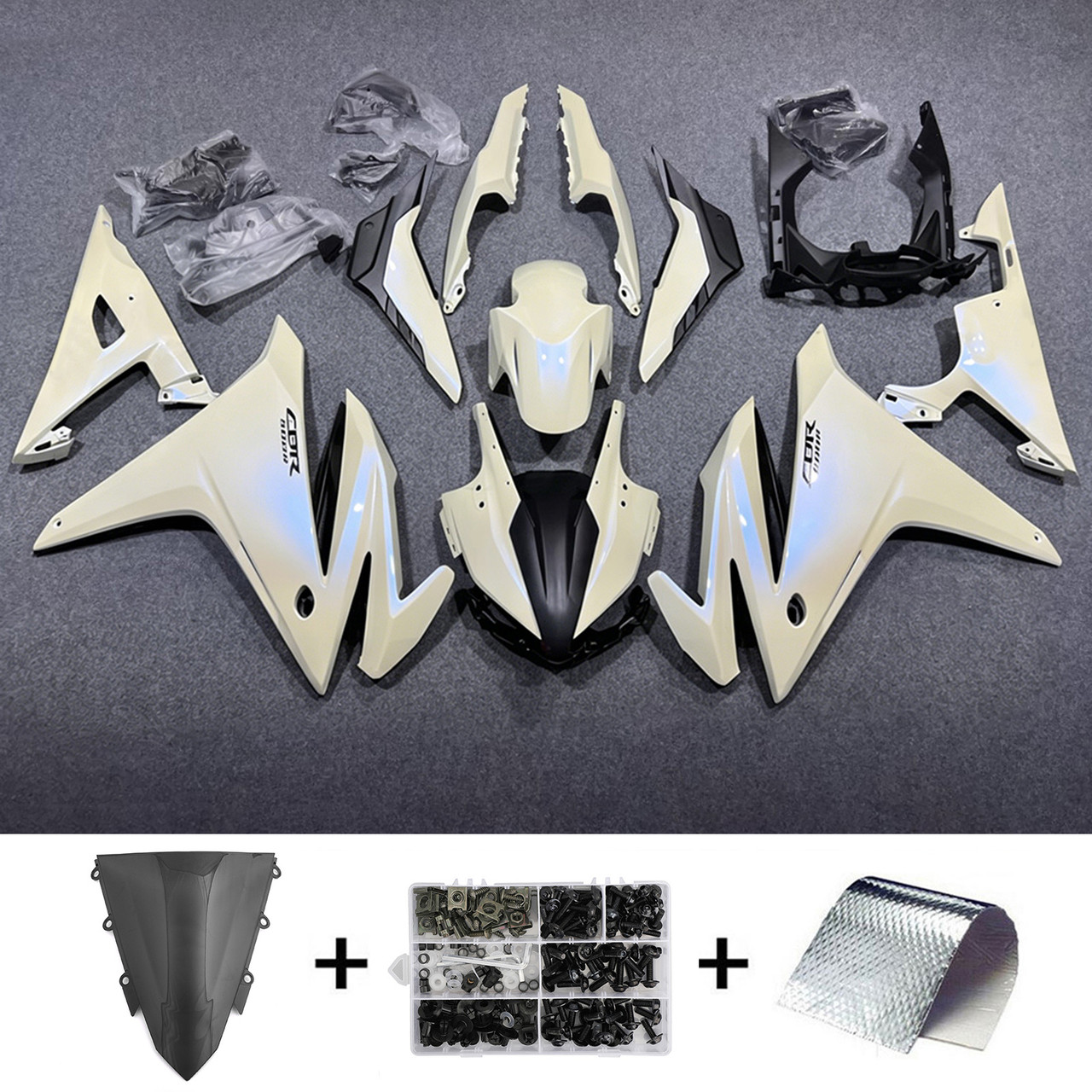 Injection Fairing Kit Bodywork Plastic ABS For Honda CBR500R 2016-2018