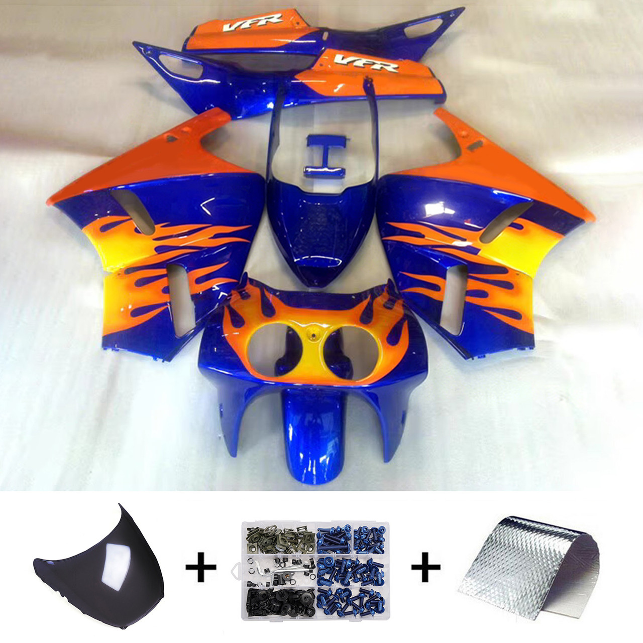 Injection Fairing Kit Bodywork Plastic ABS For Honda VFR400R NC30 1988-1992