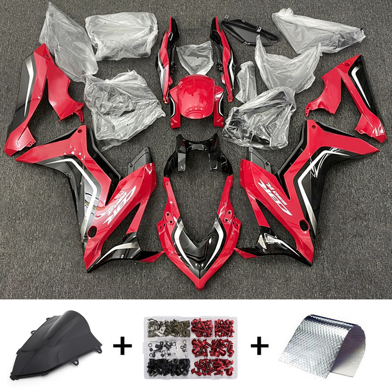 Injection Fairing Kit Bodywork Plastic ABS For Honda CBR650R 2021-2023