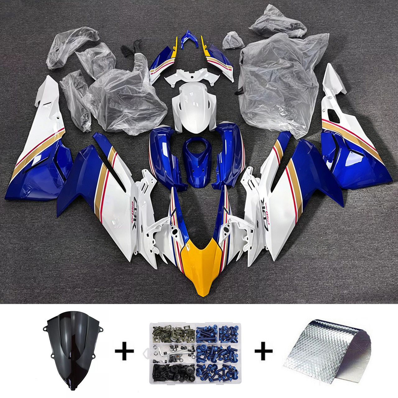Injection Fairing Kit Bodywork Plastic ABS For Honda CBR250RR 2023-2024