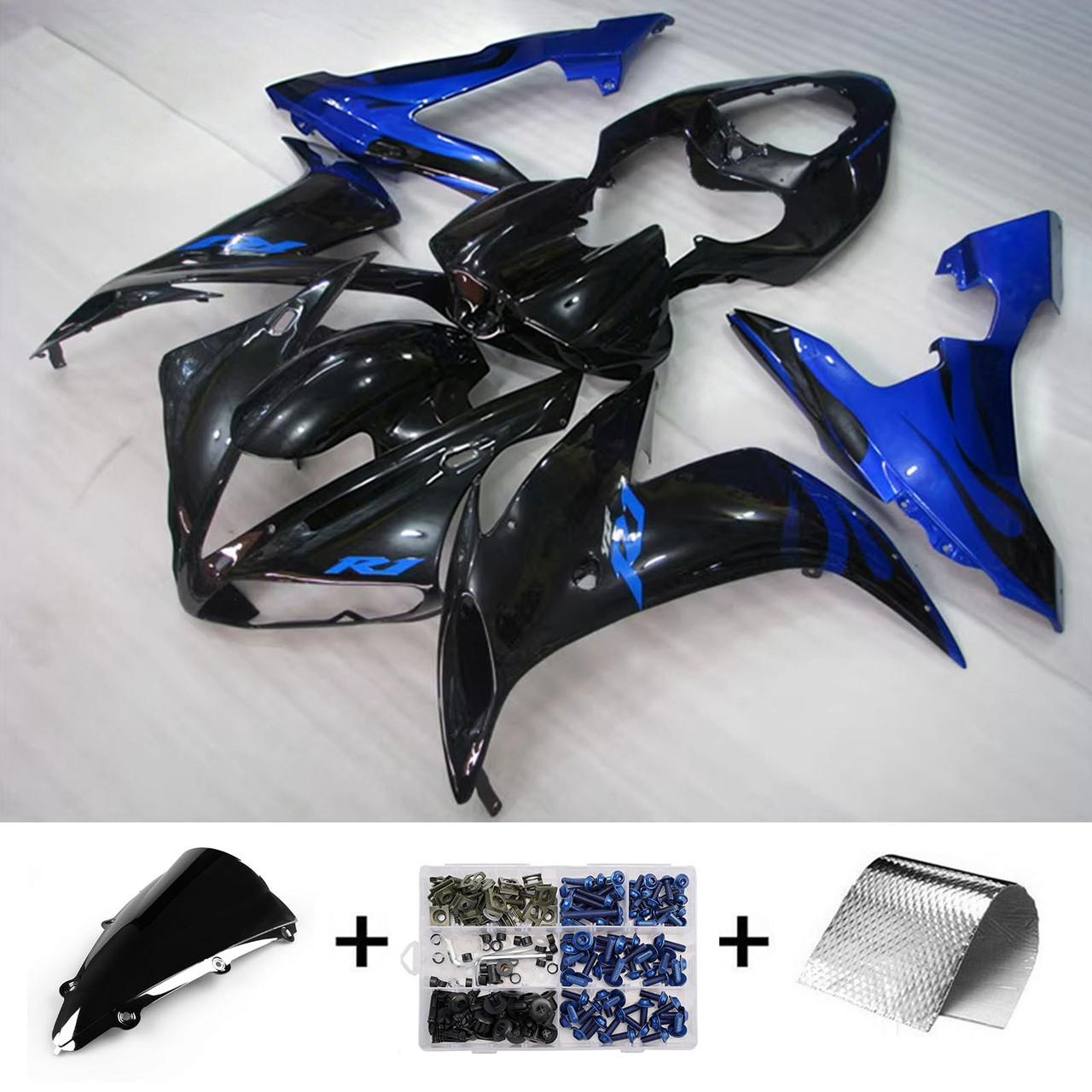 Injection Fairing Kit Bodywork Plastic ABS fit For Yamaha YZF 1000 R1 2004-2006