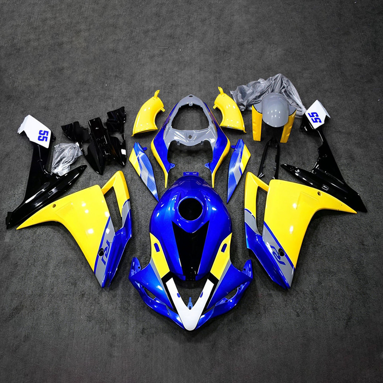 Injection Fairing Kit Bodywork Plastic ABS fit For Yamaha YZF 1000 R1 2007-2008