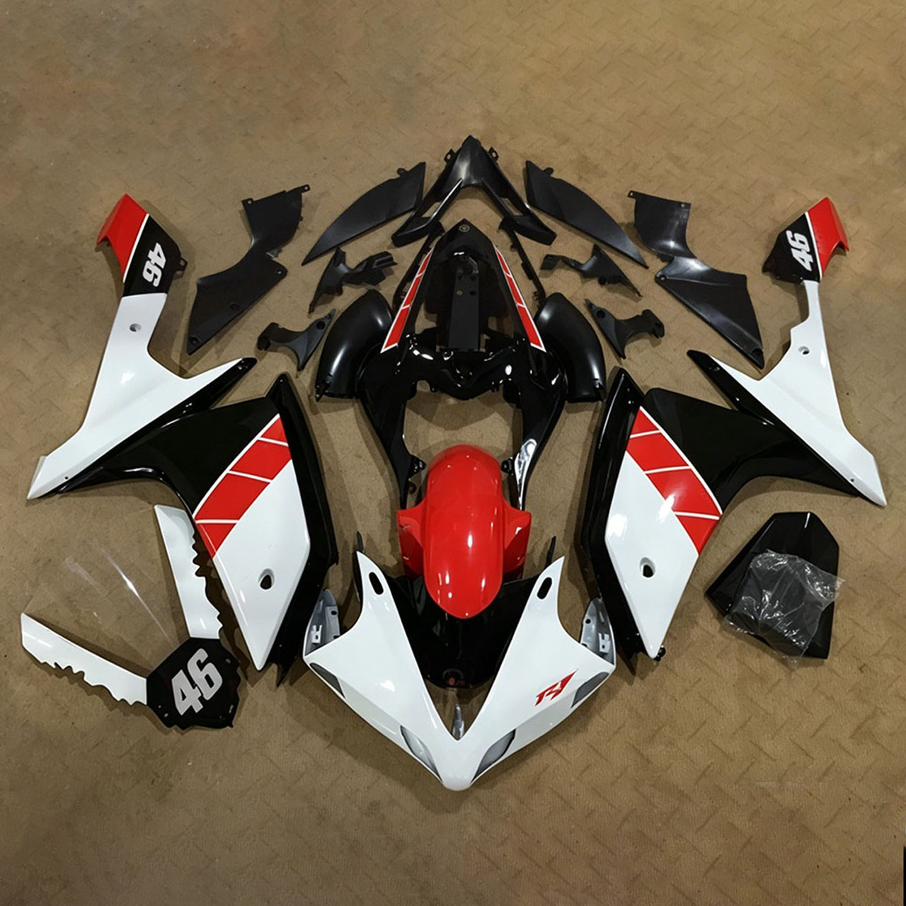 Injection Fairing Kit Bodywork Plastic ABS fit For Yamaha YZF 1000 R1 2007-2008