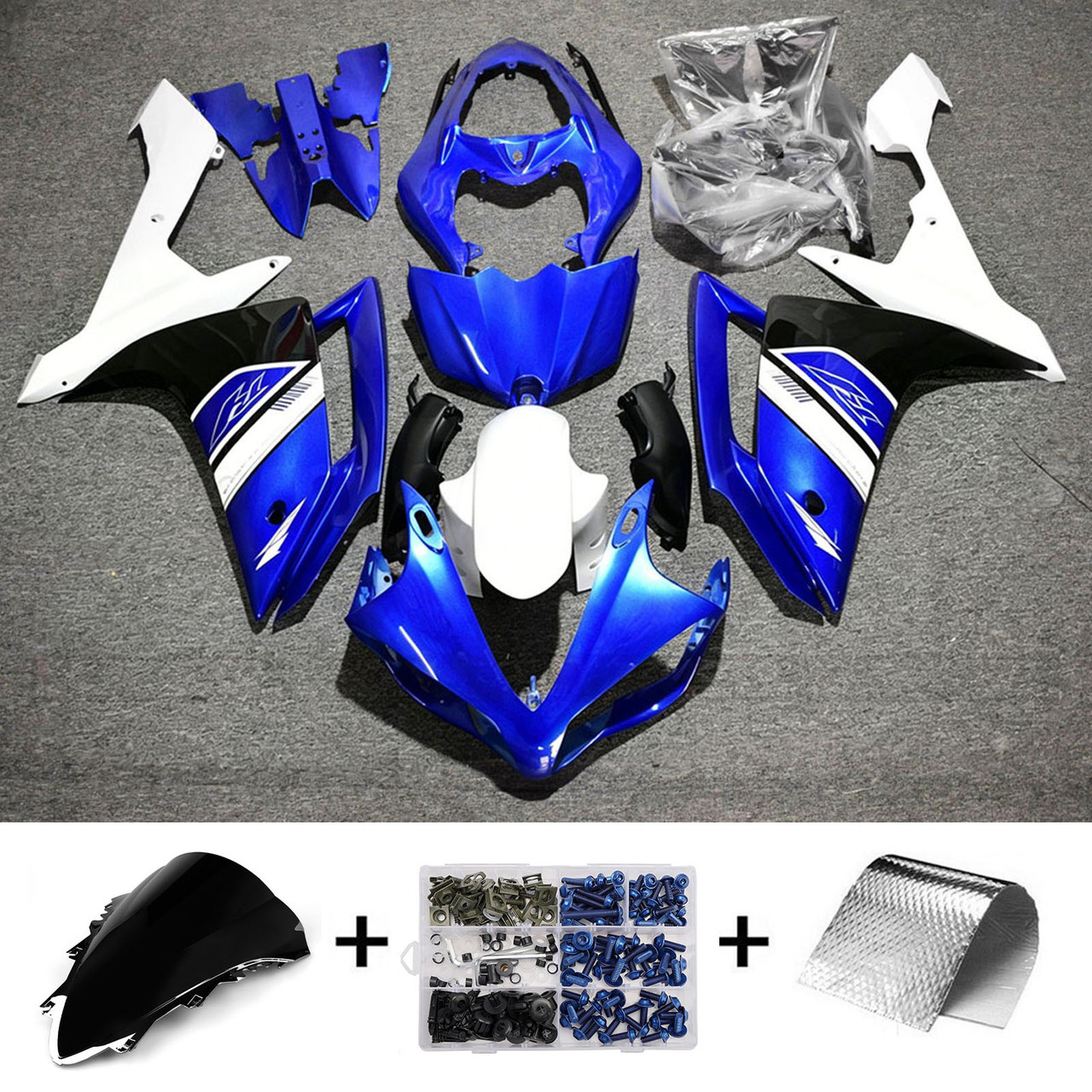 Injection Fairing Kit Bodywork Plastic ABS fit For Yamaha YZF 1000 R1 2007-2008