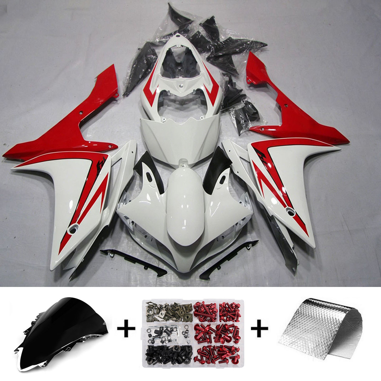 Injection Fairing Kit Bodywork Plastic ABS fit For Yamaha YZF 1000 R1 2007-2008