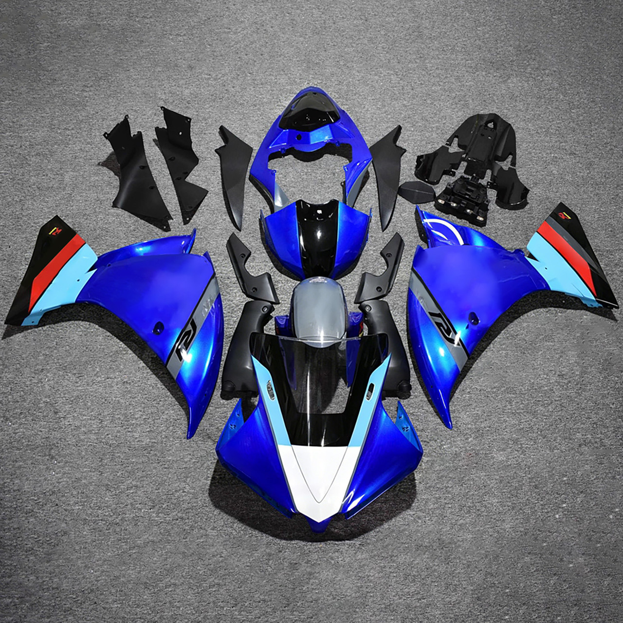 Injection Fairing Kit Bodywork Plastic ABS For Yamaha YZFR1 YZF-R1 2009-2011