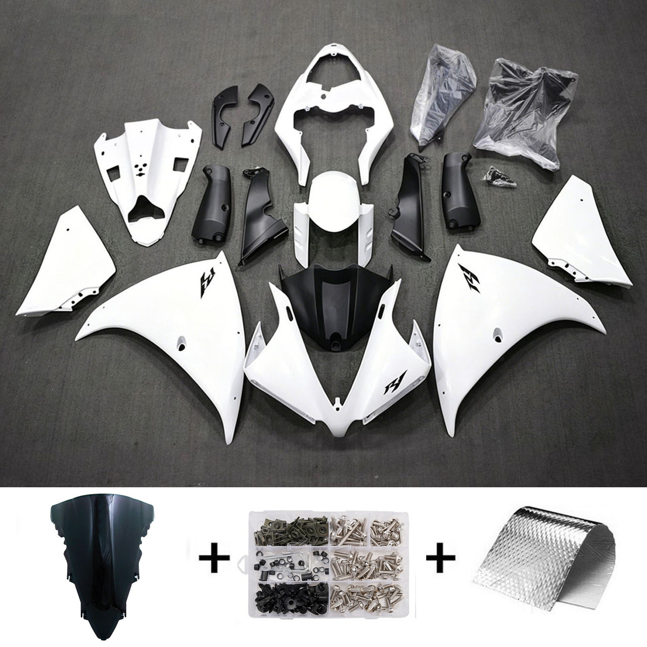 Injection Fairing Kit Bodywork Plastic ABS For Yamaha YZFR1 YZF-R1 2012-2014