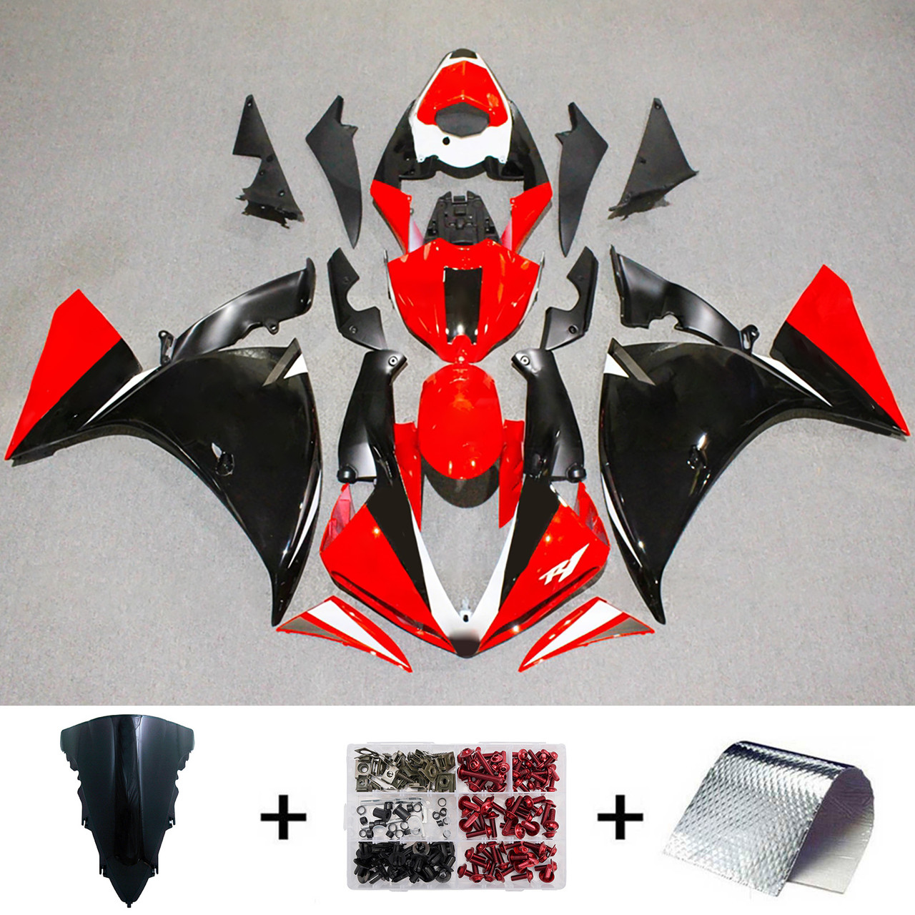 Injection Fairing Kit Bodywork Plastic ABS For Yamaha YZFR1 YZF-R1 2012-2014