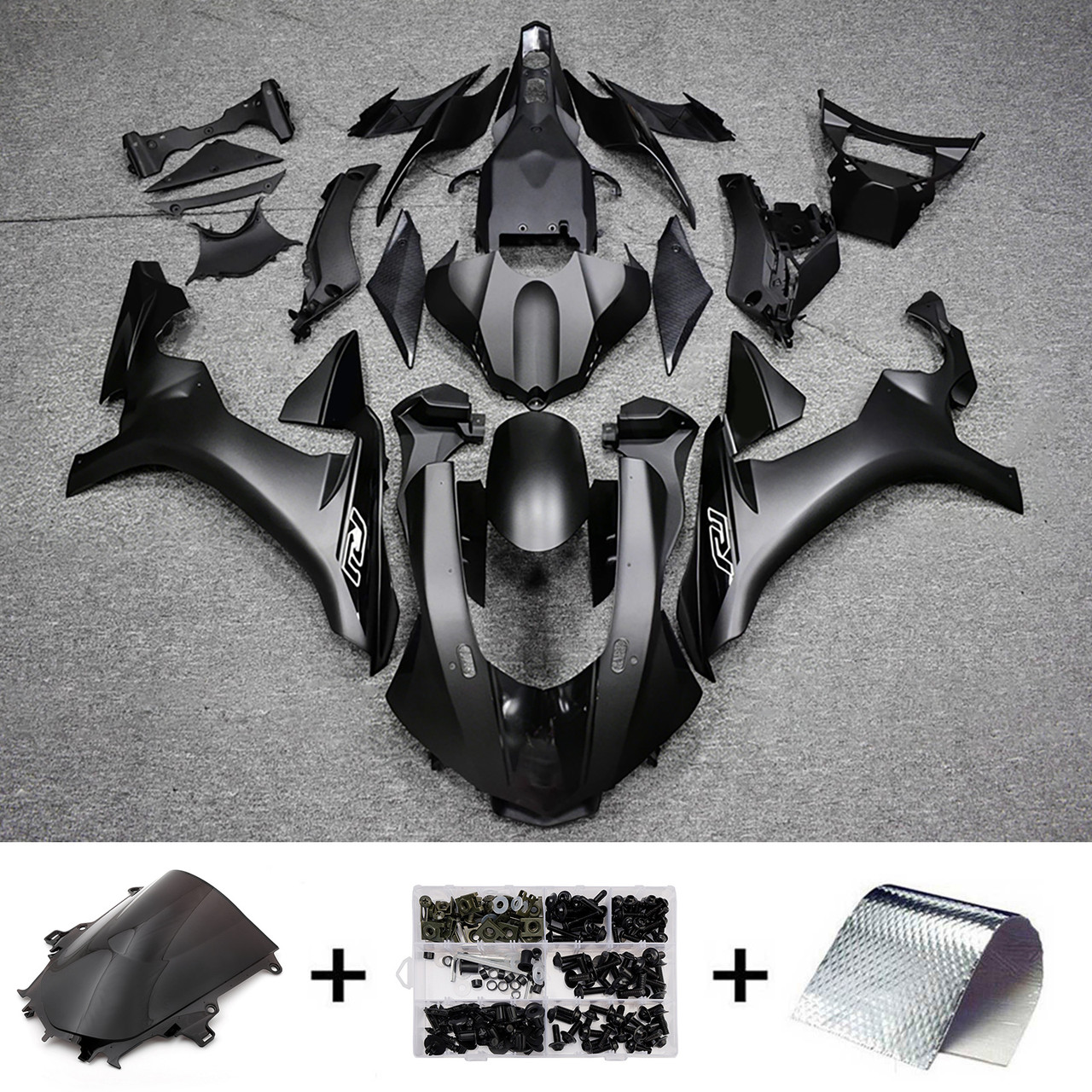 Injection Fairing Kit Bodywork Plastic ABS fit For Yamaha YZF 1000 R1 2015-2019