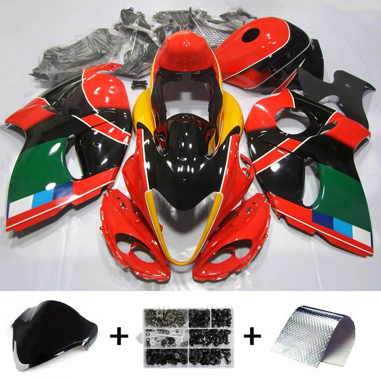Injection Fairing Kit Bodywork Plastic ABS For Suzuki Hayabusa GSX1300R 2008-2020