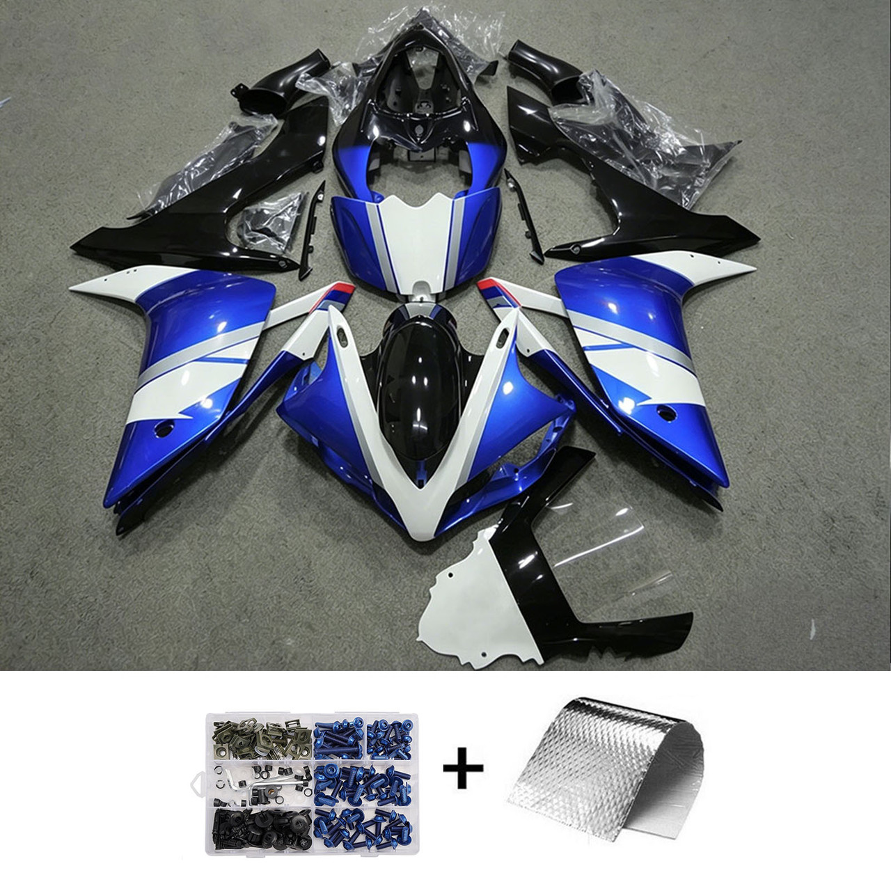 Injection Fairing Kit Bodywork Plastic ABS fit For Yamaha YZF 1000 R1 2007-2008