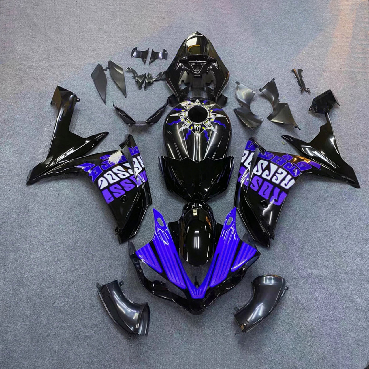 Injection Fairing Kit Bodywork Plastic ABS fit For Yamaha YZF 1000 R1 2007-2008