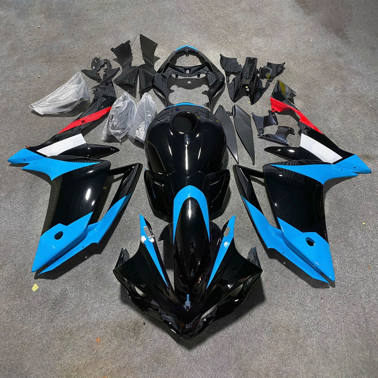 Injection Fairing Kit Bodywork Plastic ABS fit For Yamaha YZF 1000 R1 2007-2008