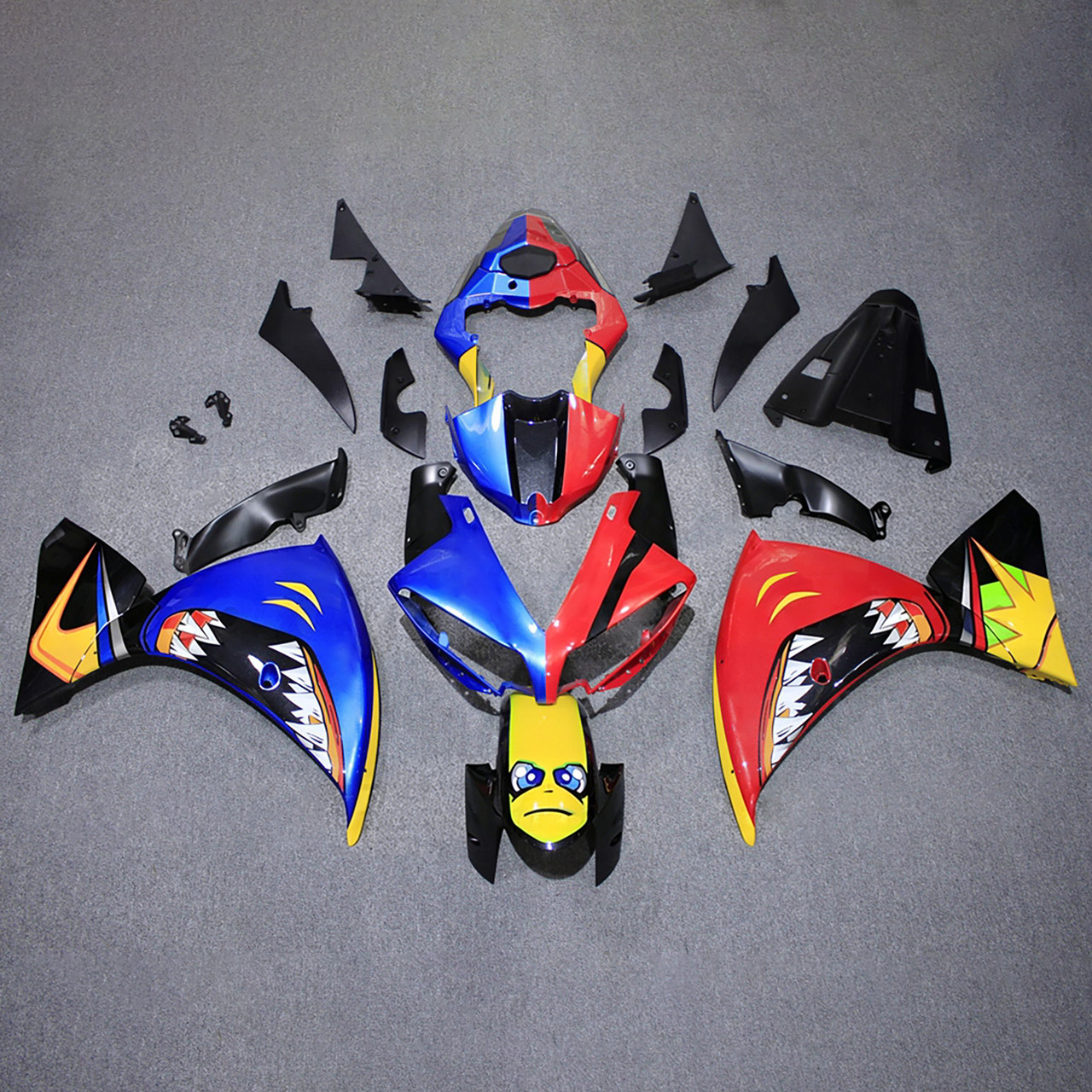 Injection Fairing Kit Bodywork Plastic ABS For Yamaha YZFR1 YZF-R1 2009-2011
