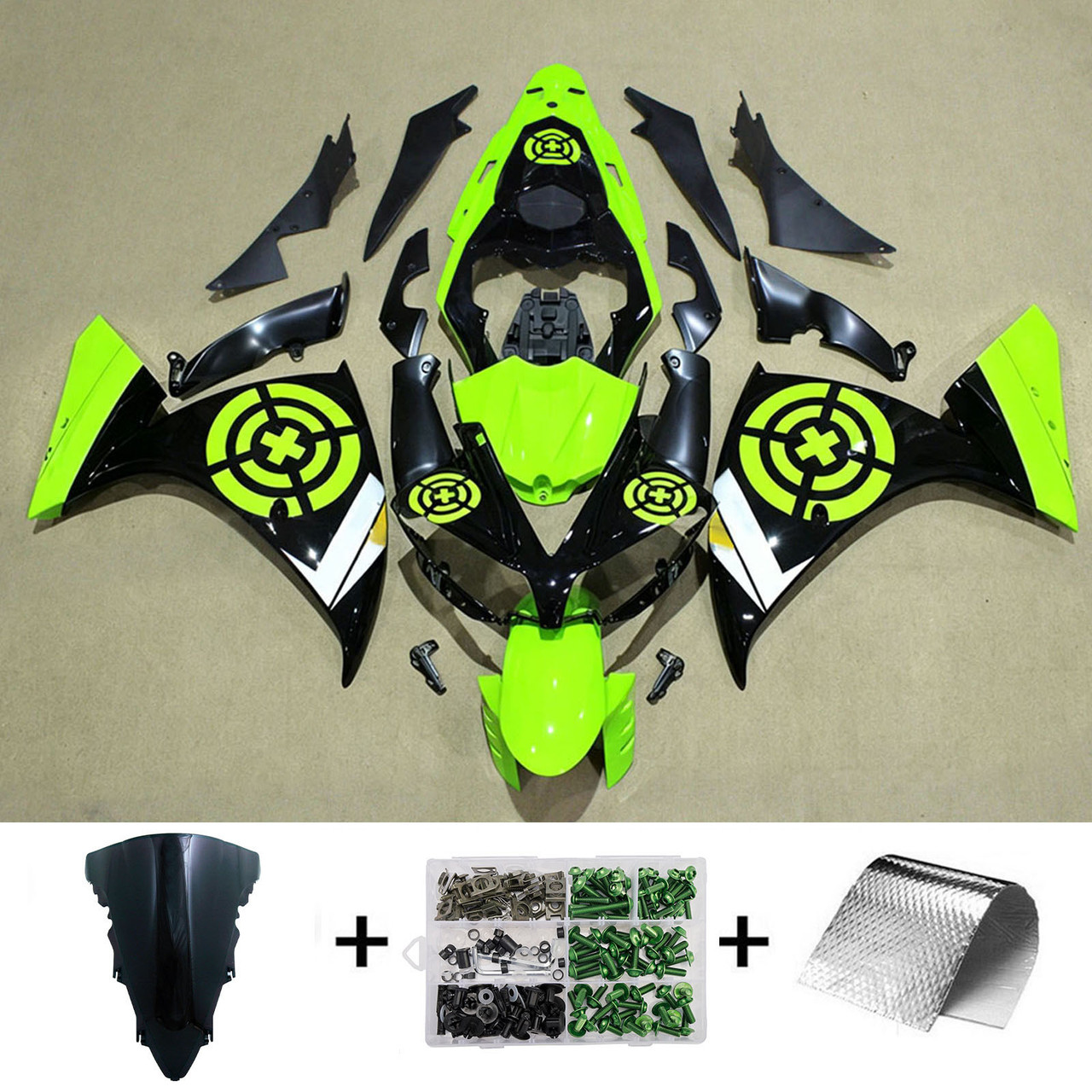 Injection Fairing Kit Bodywork Plastic ABS For Yamaha YZFR1 YZF-R1 2012-2014