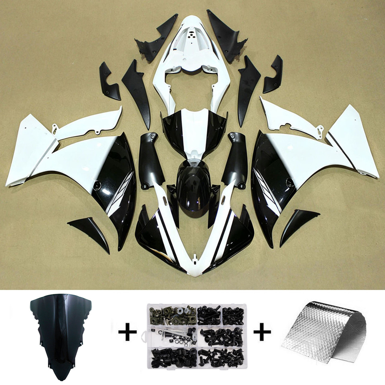 Injection Fairing Kit Bodywork Plastic ABS For Yamaha YZFR1 YZF-R1 2012-2014