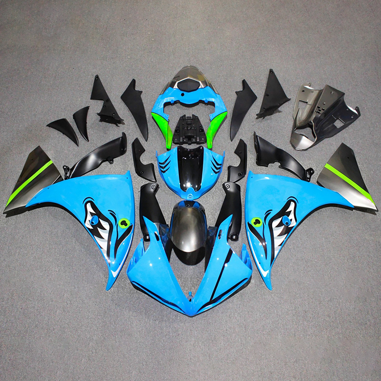 Injection Fairing Kit Bodywork Plastic ABS For Yamaha YZFR1 YZF-R1 2012-2014