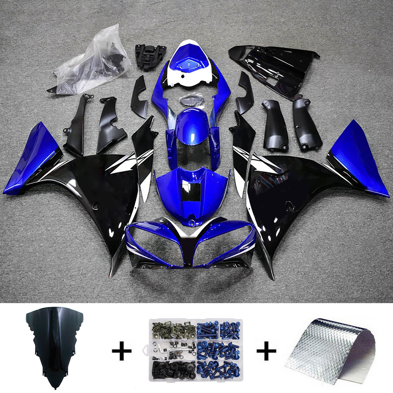 Injection Fairing Kit Bodywork Plastic ABS For Yamaha YZFR1 YZF-R1 2012-2014