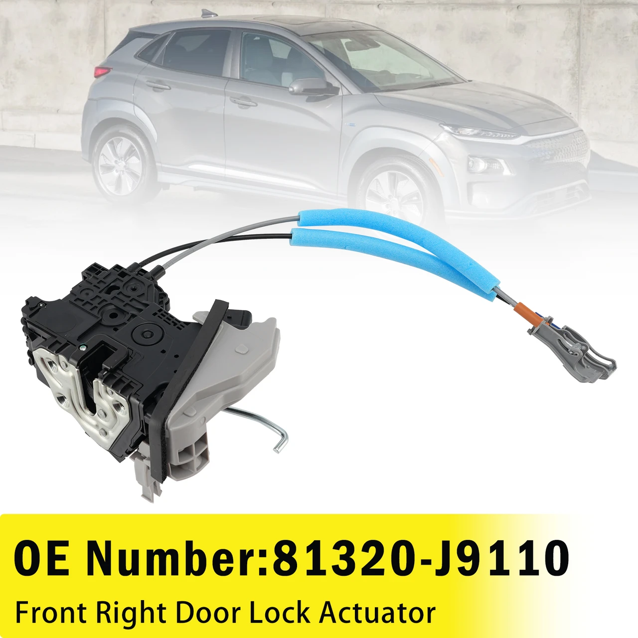 Front Right Passenger Side Door Lock Actuator 81320-J9110 For Hyundai Kona 18-20