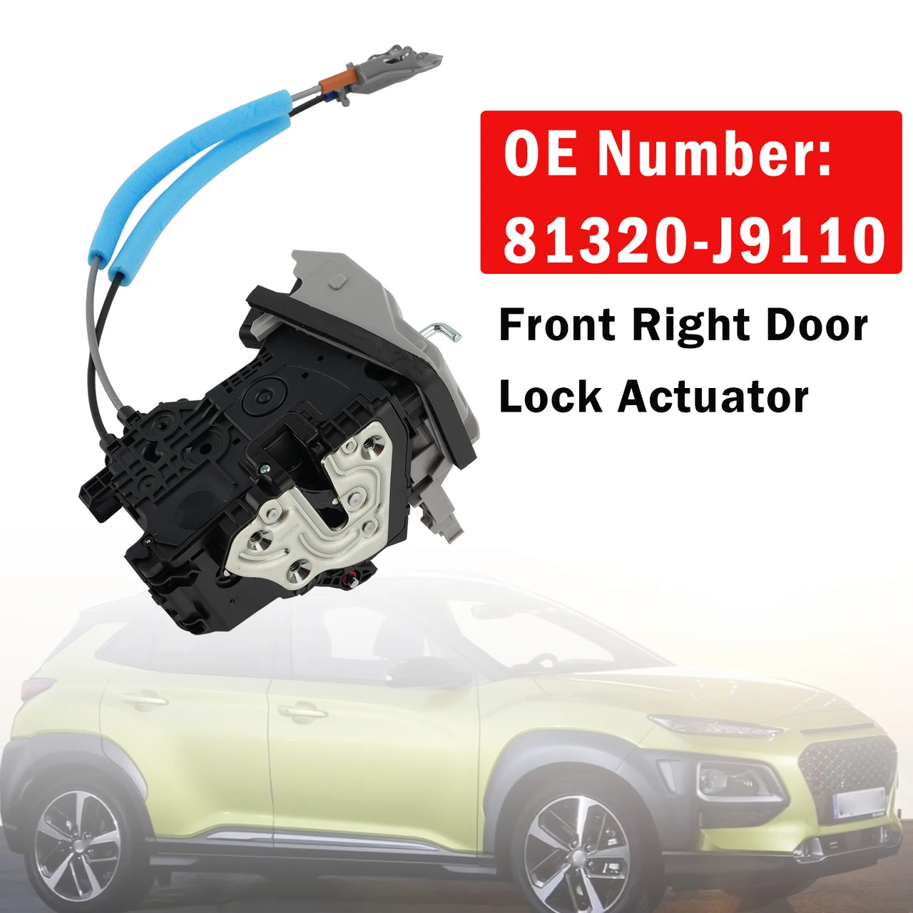 Front Right Passenger Side Door Lock Actuator 81320-J9110 For Hyundai Kona 18-20