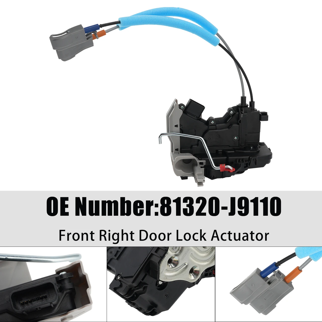 Front Right Passenger Side Door Lock Actuator 81320-J9110 For Hyundai Kona 18-20