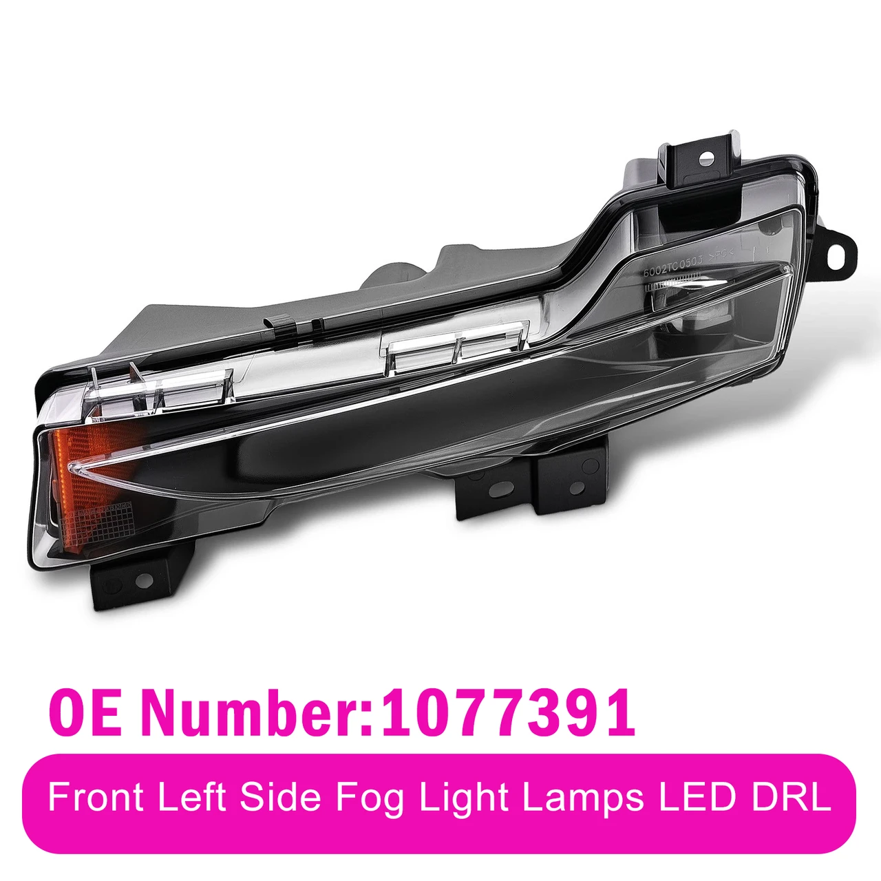 Front Left Side Fog Light Lamps LED DRL 1077391 For Tesla Model 3 Y 2017鈥?023
