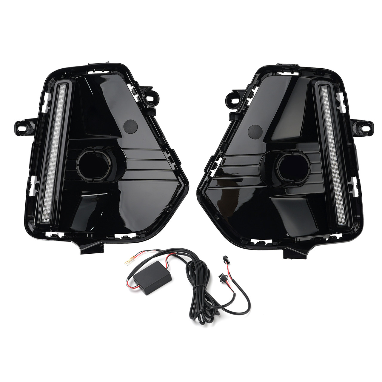 Pair Front Bumper LED DRL Daytime Running Light For Toyota RAV4 2026-2027